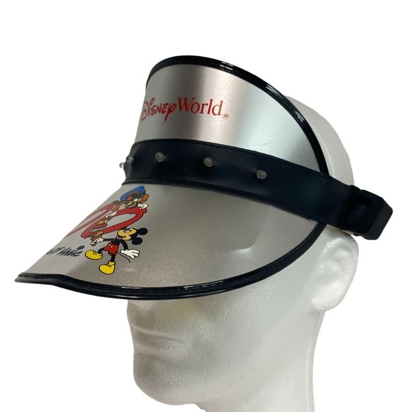 Vintage Walt DISNEY World 100 Years of Magic Visor Collectors Light Up Party Hat - Picture 7 of 12
